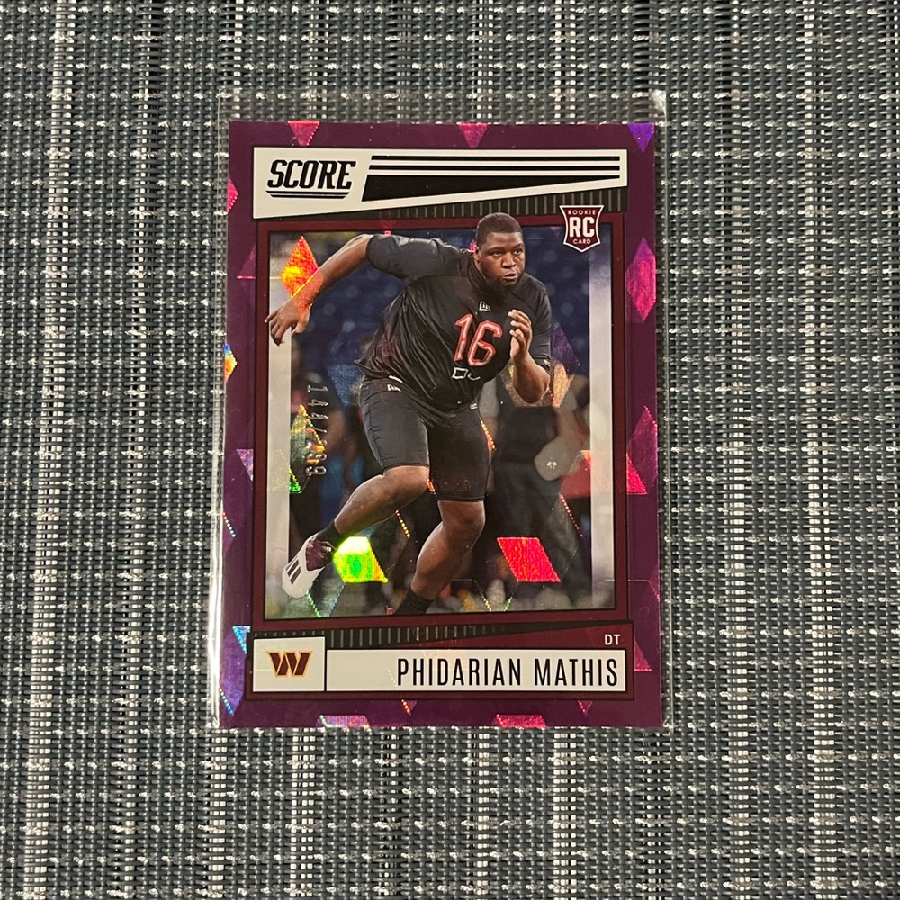 Num RC: 144/299 🏈 Phidarian Mathis 2022 Panini Score Rookie Card #360, Qty 1